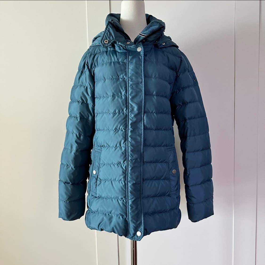 타미힐피거 터콰이즈 패딩M 상품이미지1