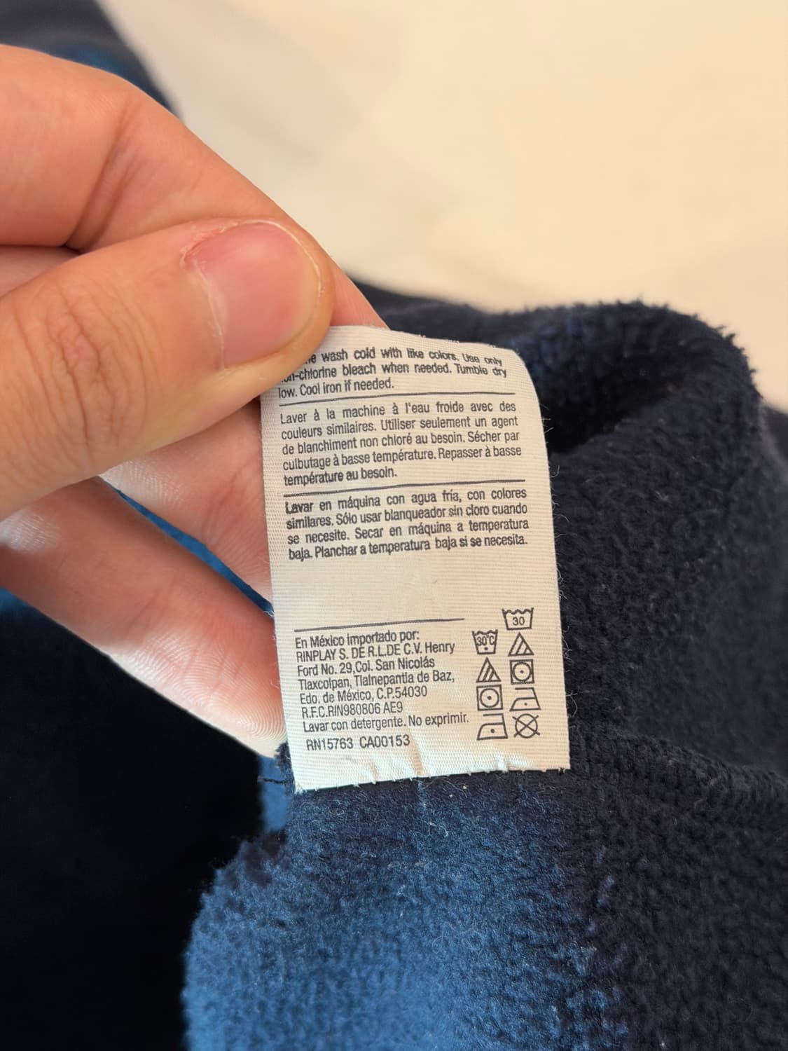 17FW 슈프림 X 챔피온 아크로고 후드집업 네이비 레드 상품이미지7