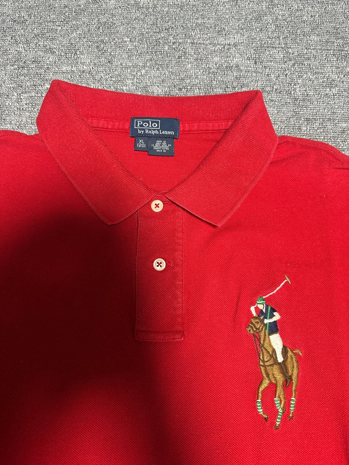 폴로 빅포니 카라티 레드 상품이미지2