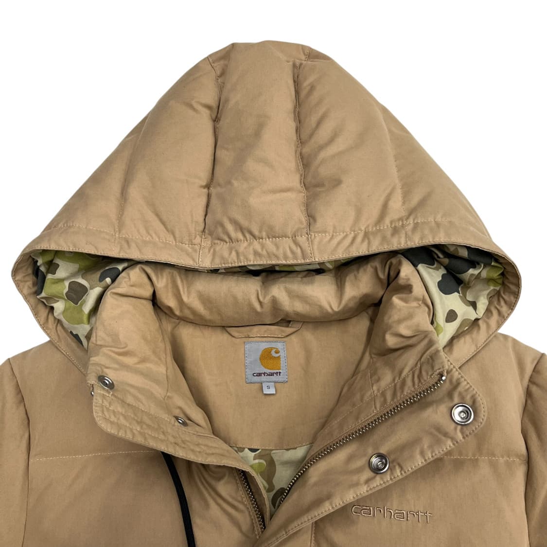 칼하드 베이지 후드 패딩 상품이미지6