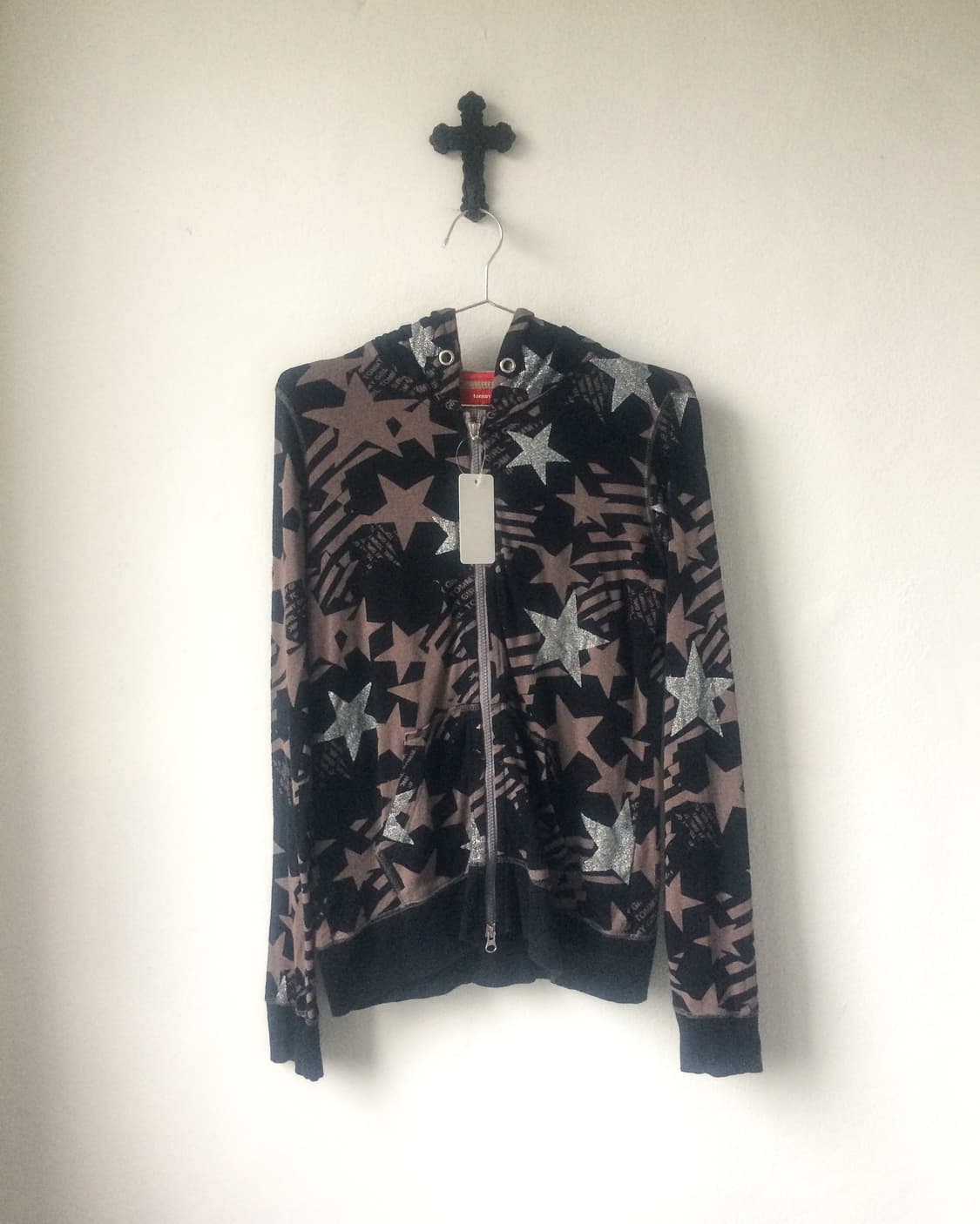 Tommy girl star pattern hood zip up 상품이미지2