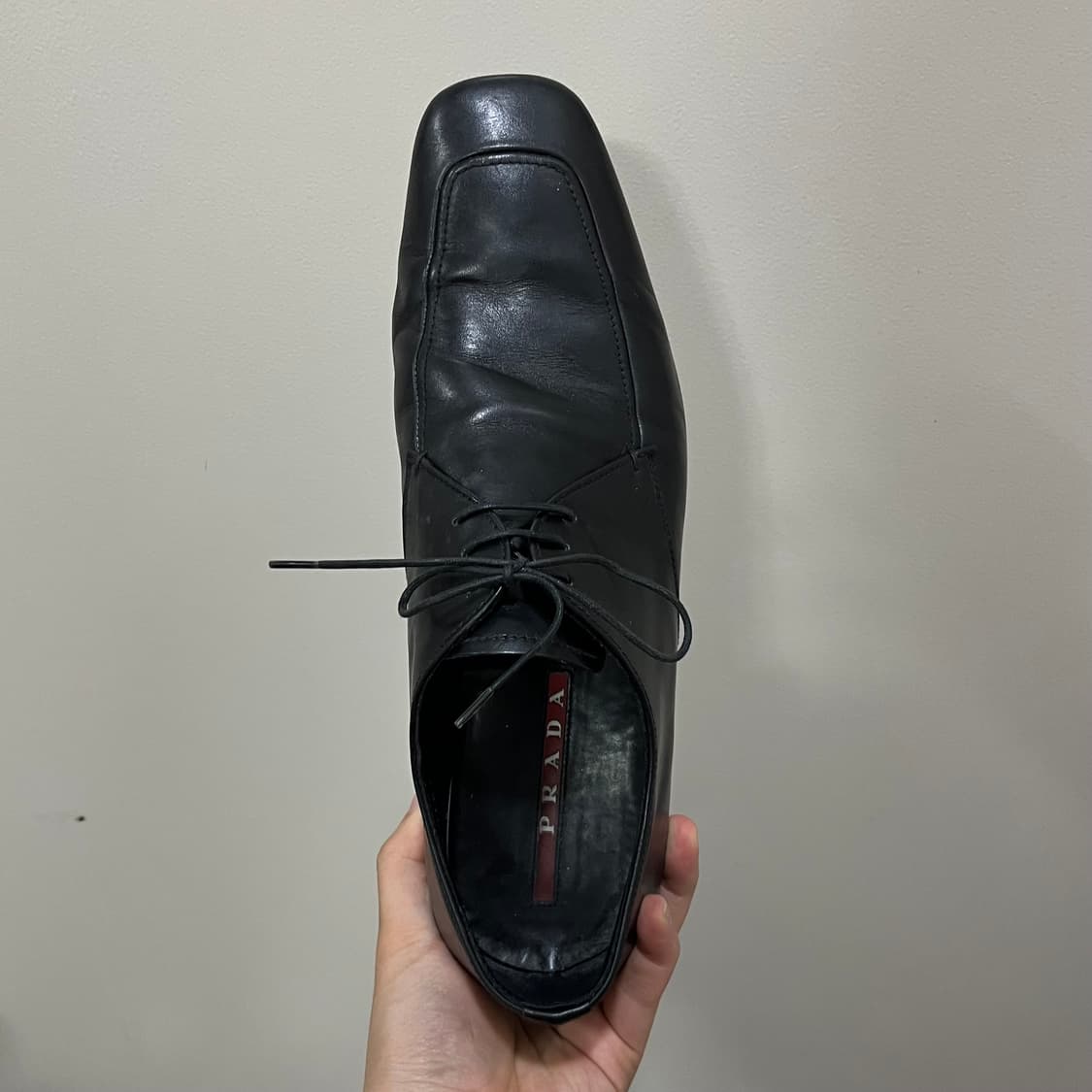 Prada Sports Square Toe Derby Shoes 상품이미지6