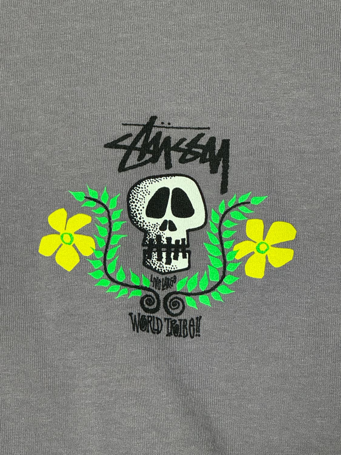 스투시 스컬 크레스트 티셔츠 모브 상품이미지4