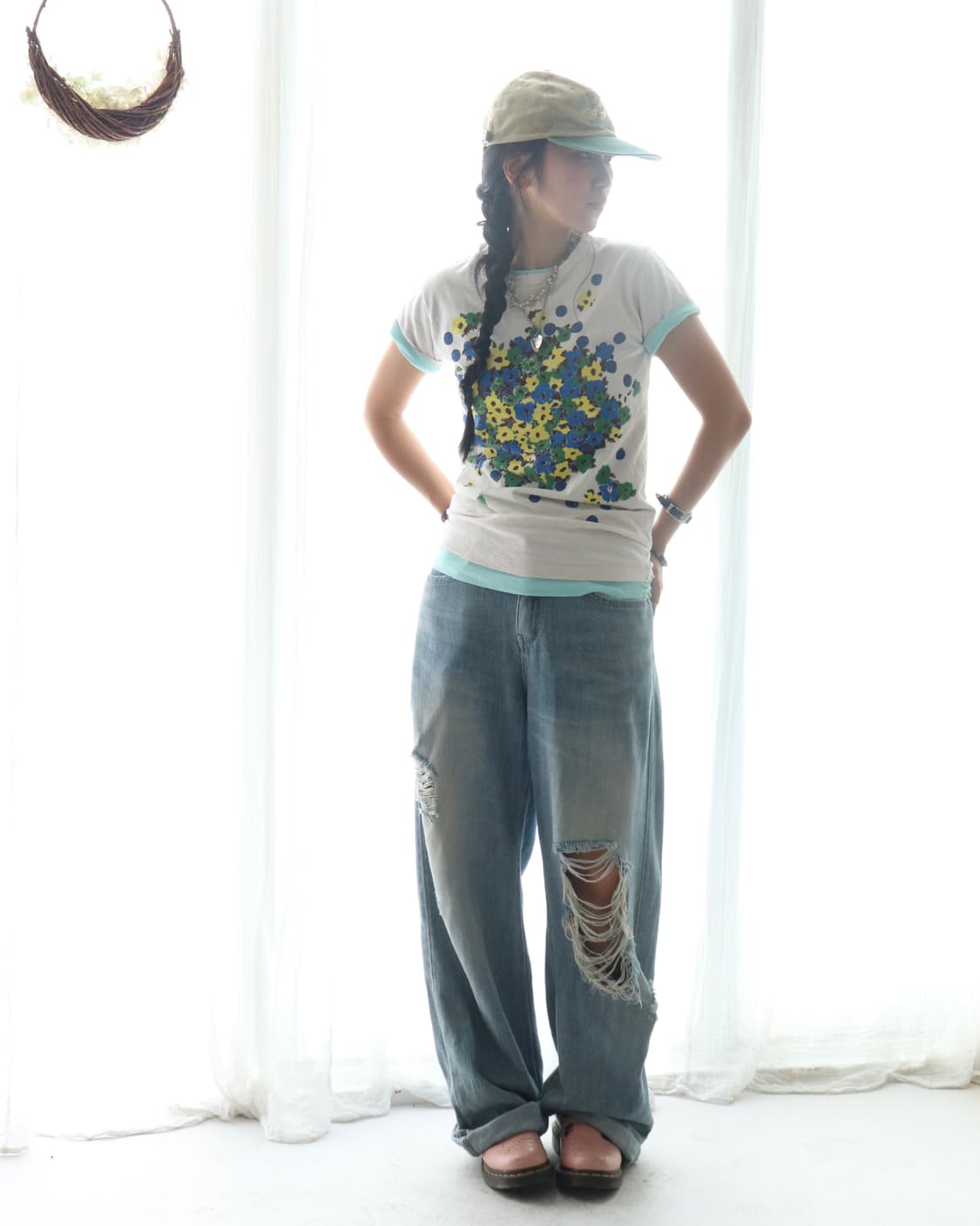 [45rpm] Flower Graphic T-Shirt 상품이미지8