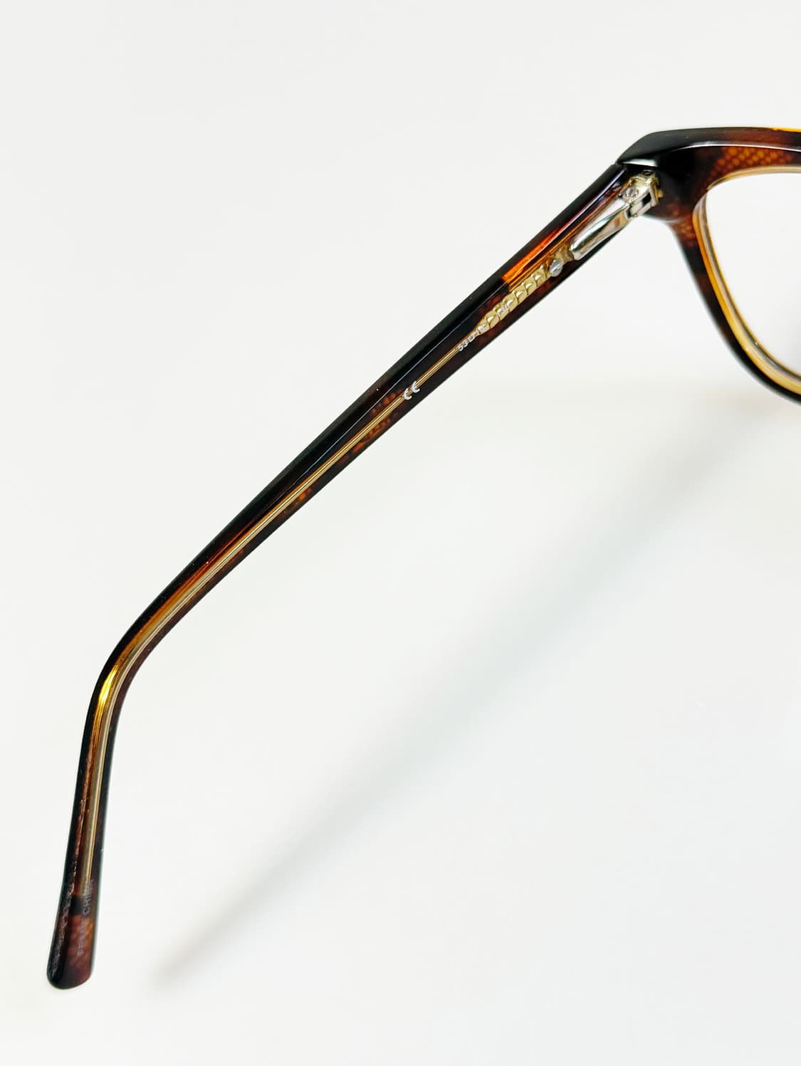 FLOWER 토터스쉘 뿔테 스퀘어 프레임 빈티지 안경 상품이미지7