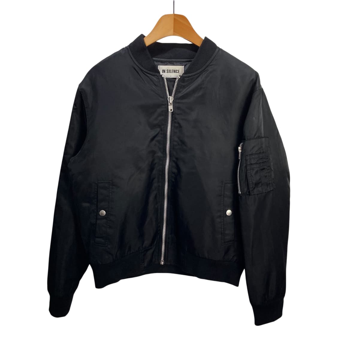 인사일런스 블랙 항공점퍼 상품이미지2