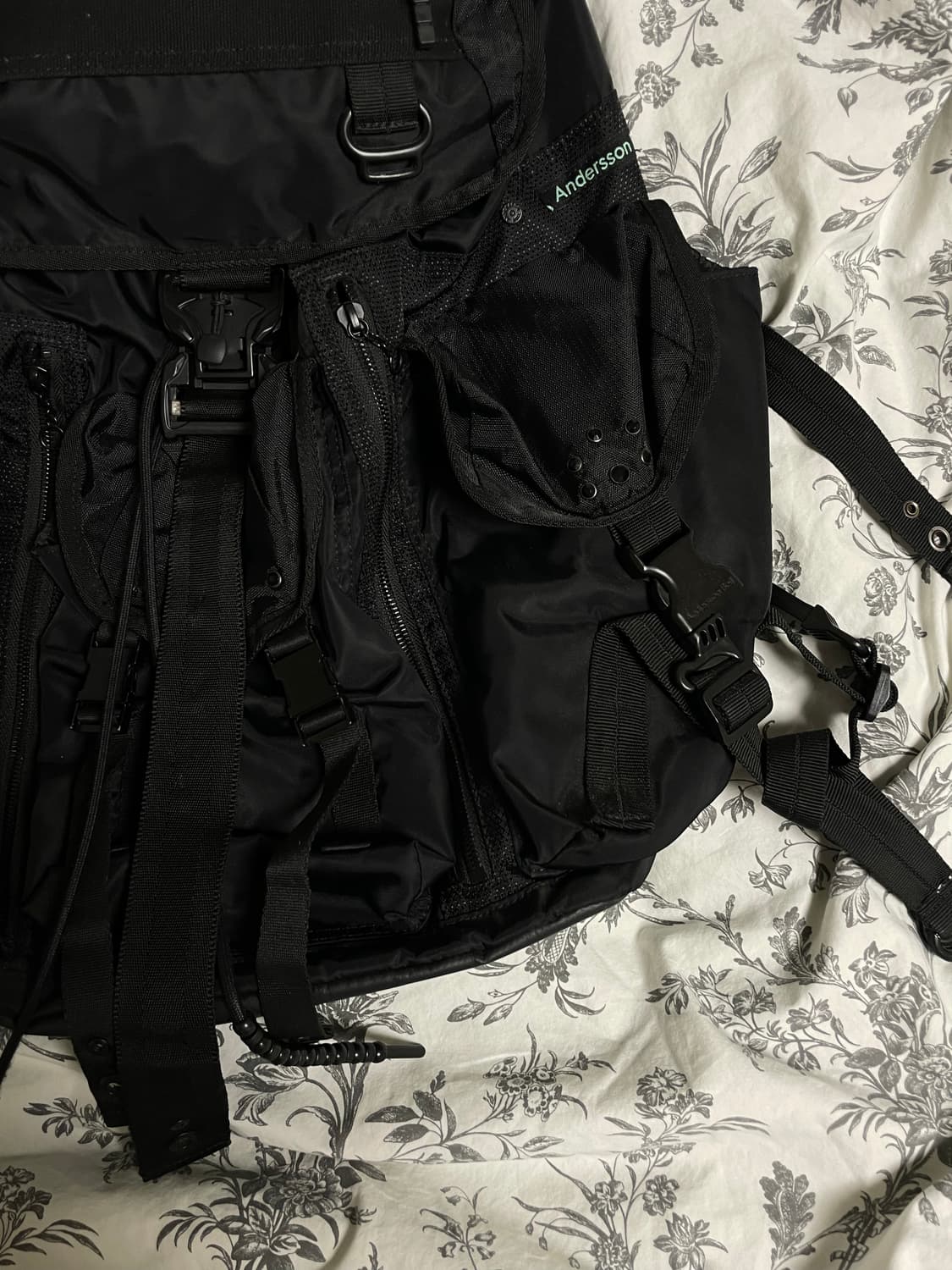 앤더슨벨 (에센셜) 유니섹스 아즈텍 백팩 블랙 상품이미지7