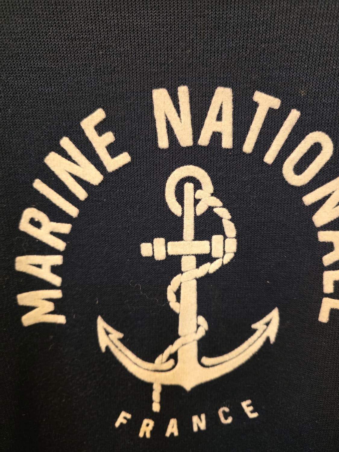 산드로 다크네이비 마린 니트 맨투맨 티셔츠 상품이미지3