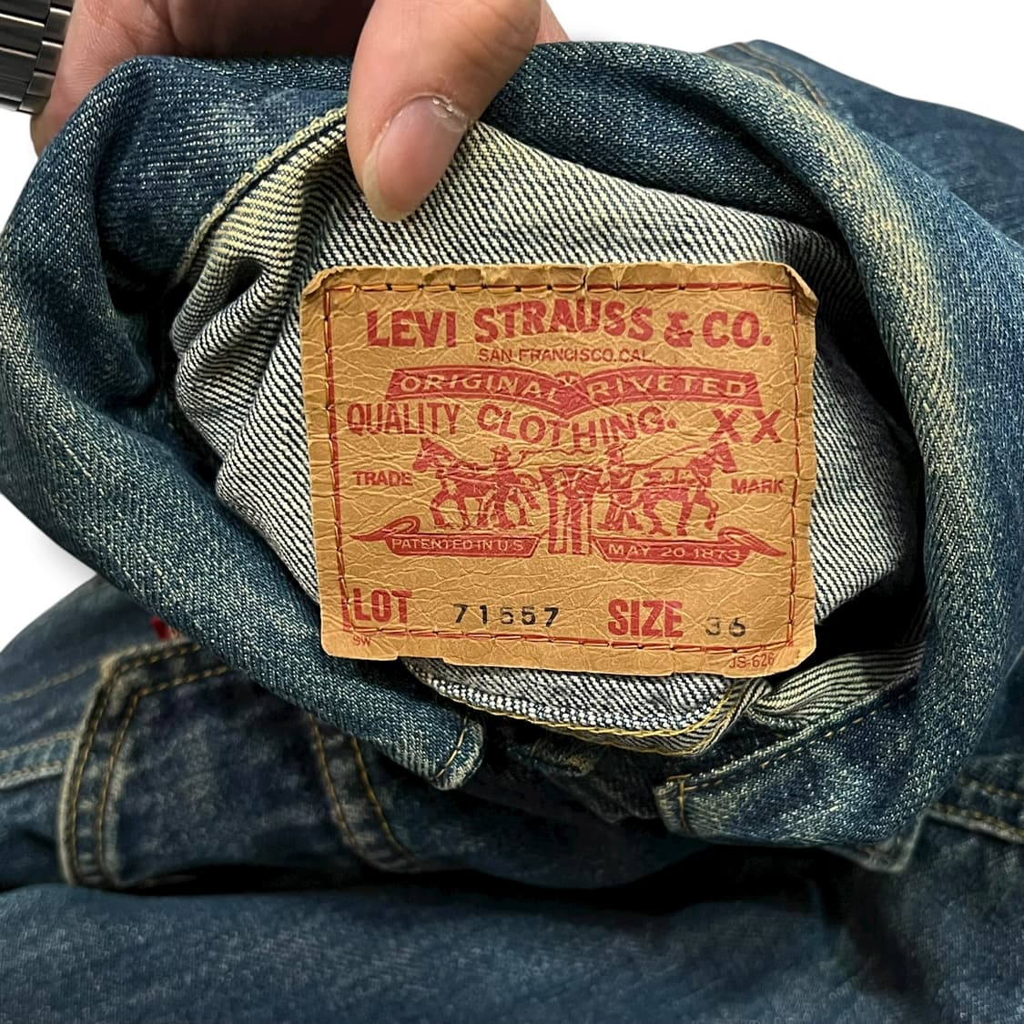  리바이스 71557 데님트러커 자켓 y14007 상품이미지7