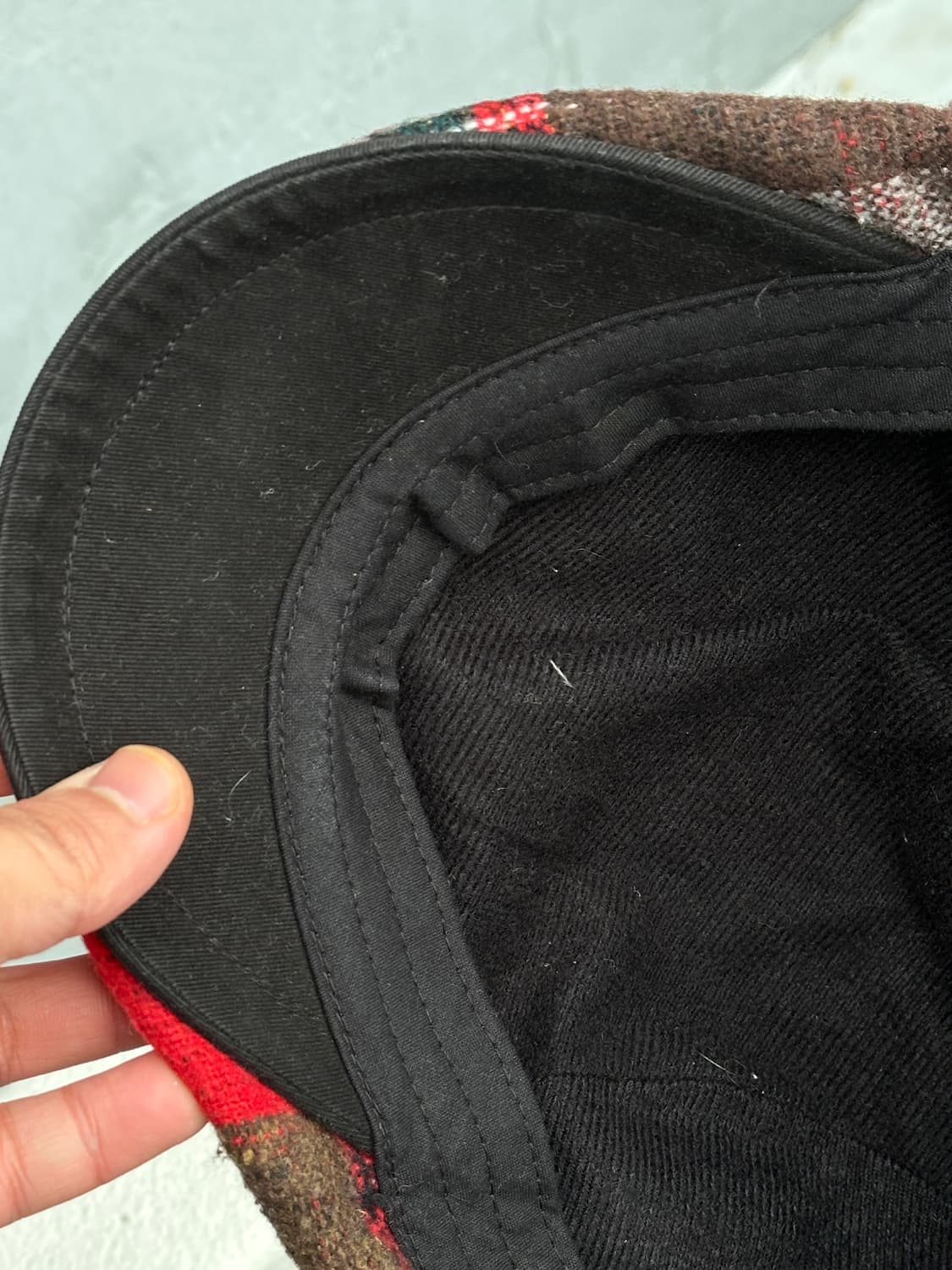 [F] 지프 체크 헌팅캡 모자 상품이미지5