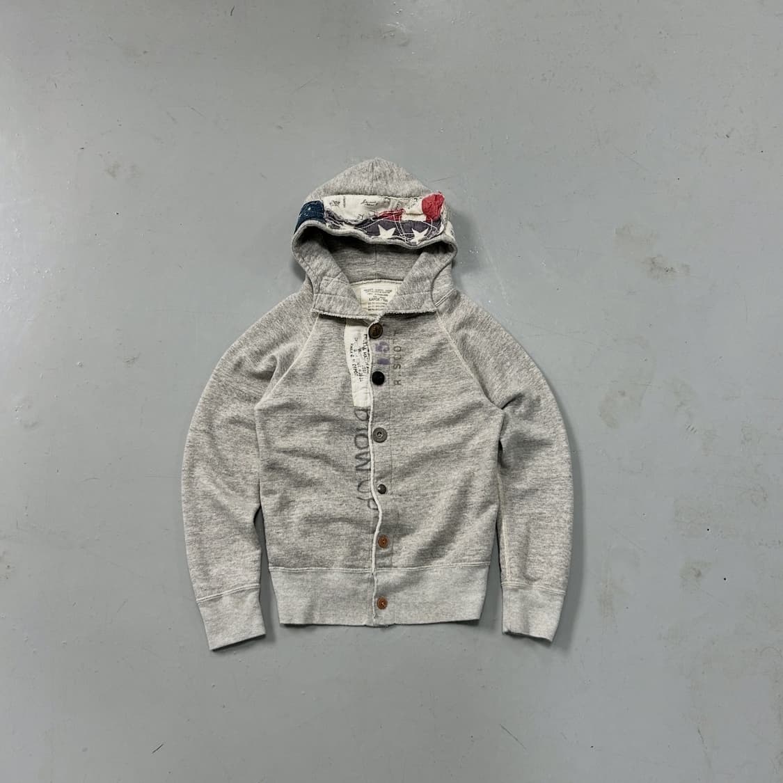 JPN 빈티지 멀티버튼 후디  상품이미지1