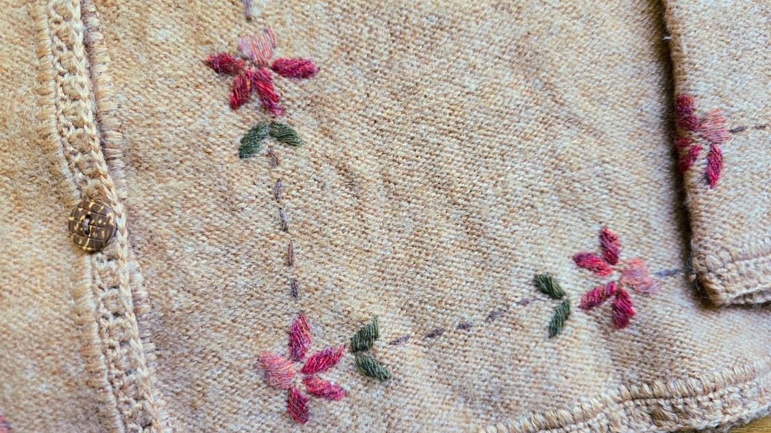 Woolrich 울리치  퓨어 울 100% 자수 가디건 상품이미지2