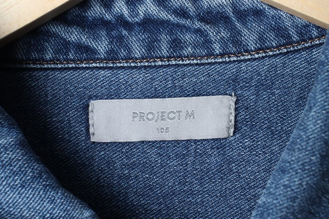 (L-XL) 프로젝트엠 셔츠 남방 데님 청 무지 아메카지-H32001 상품이미지5