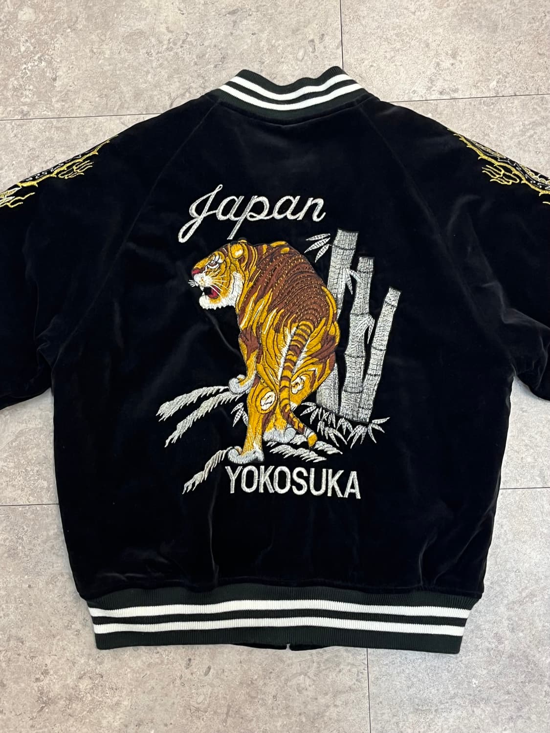 호시히메 벨벳 자수 스카잔 블랙 #csz2748 상품이미지8