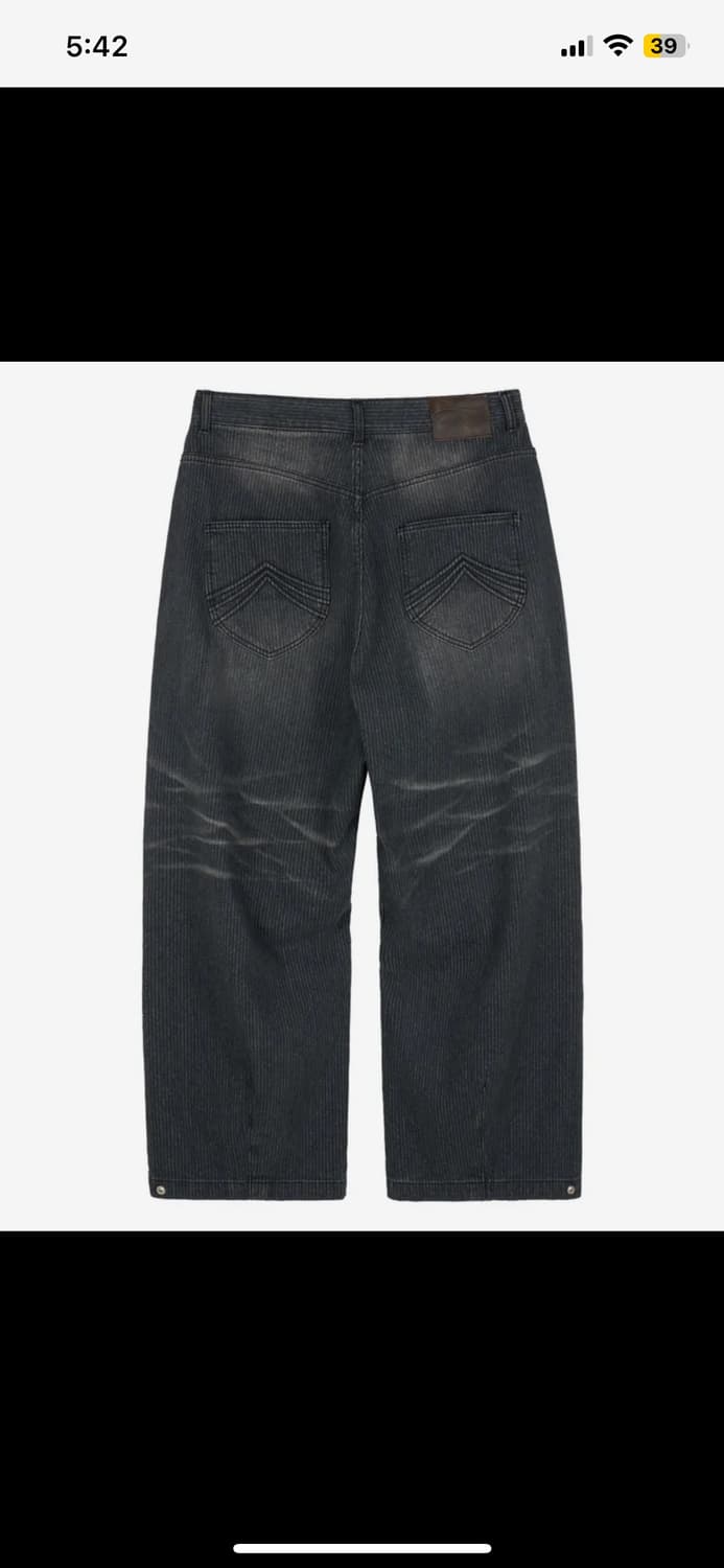 ETCE vertical baggy jean (indigo black) 상품이미지2