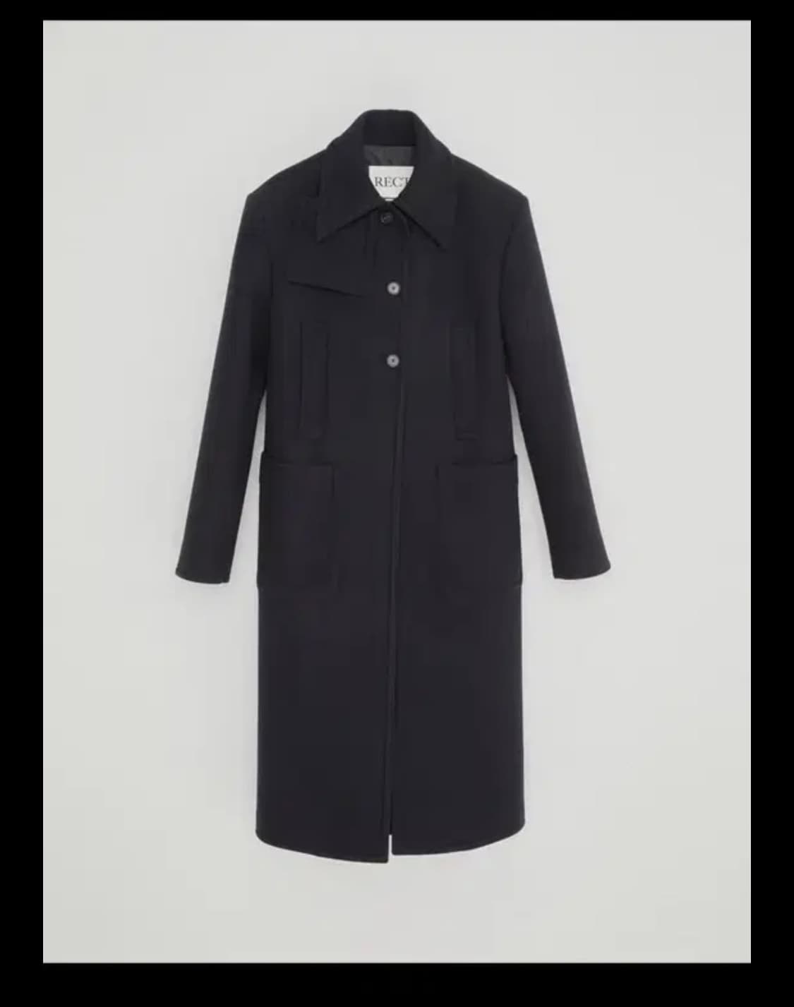 렉토 라이트 펠트 60s 싱글코트 네이비(M) 상품이미지2