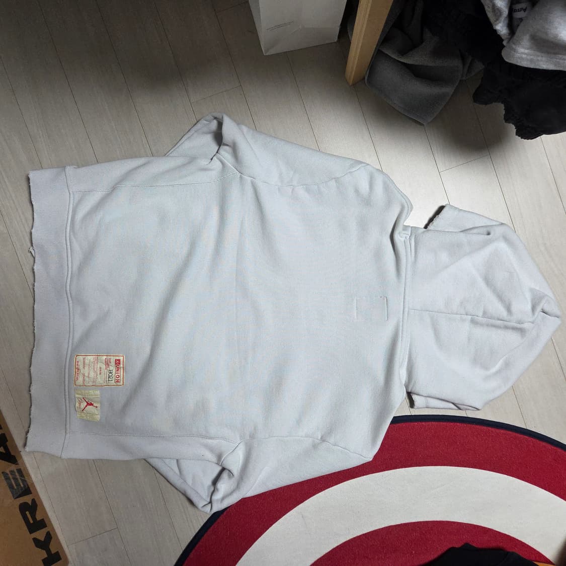 [asia XL] 조던 x 유니온 플리스 후드 포톤 더스트 상품이미지3