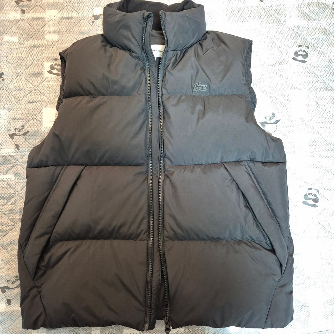 라코스테 블랙 패딩 조끼 상품이미지3