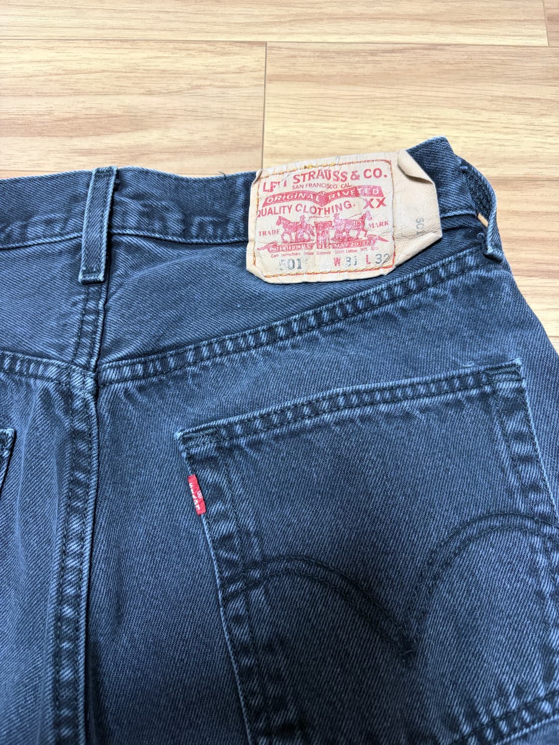 리바이스 501 흑청 상품이미지2