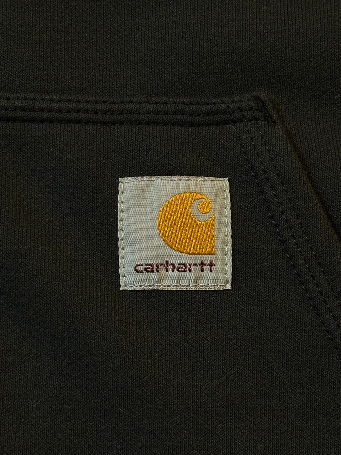 칼하트 CARHARTT 루즈핏 미드웨이트 후드집업 블랙 상품이미지3