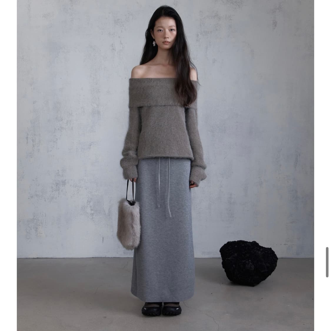 오디에스 HUSH MAXI SKIRT 상품이미지2