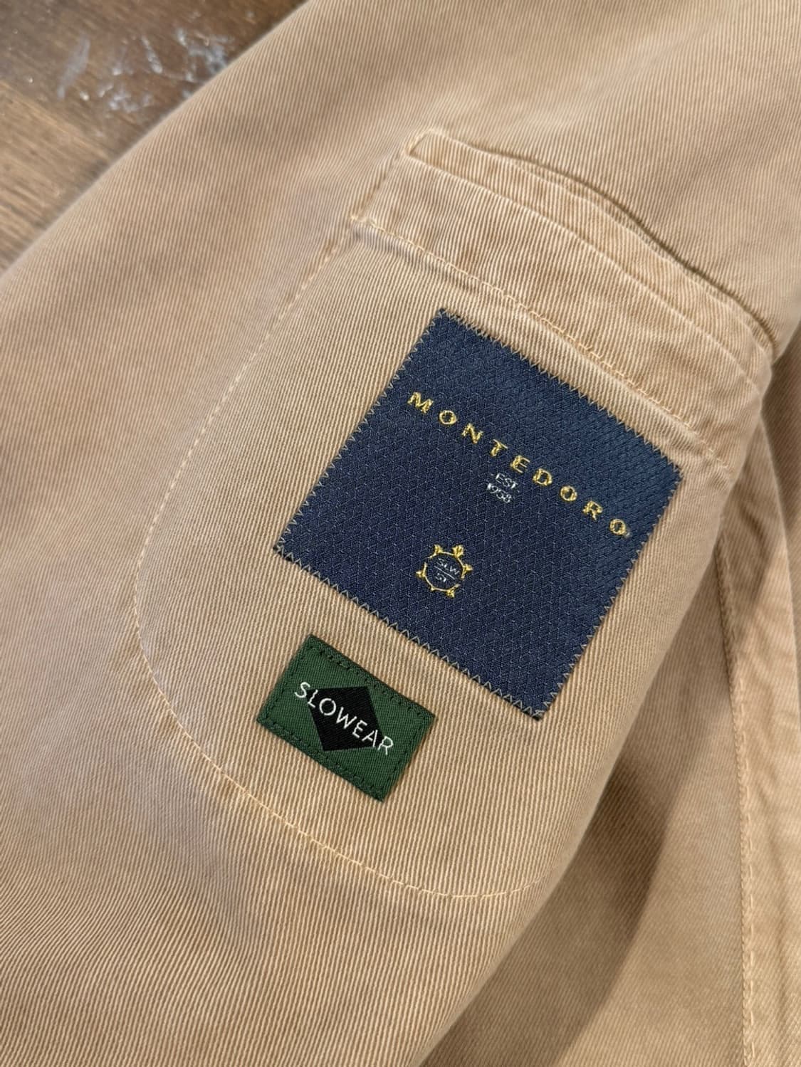 몬테도로 테일러드 자켓ITA48/100 상품이미지9