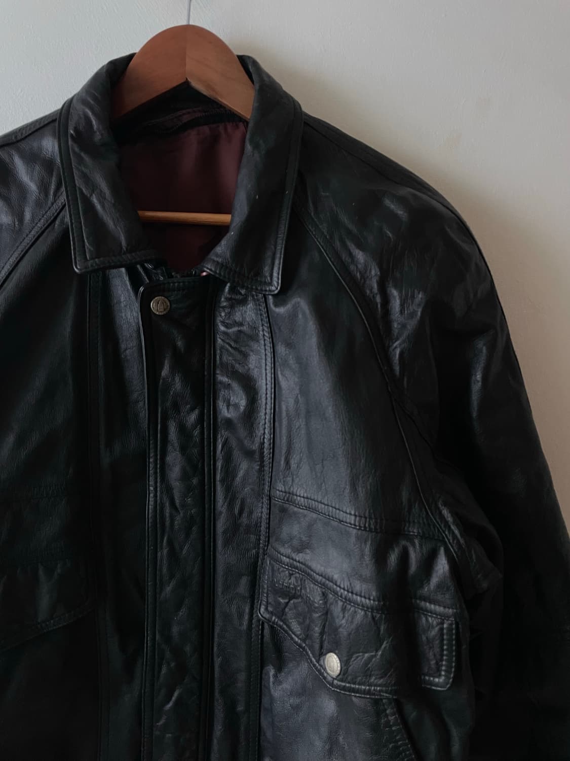 Vintage London Fog Cow Leather jacket 상품이미지4