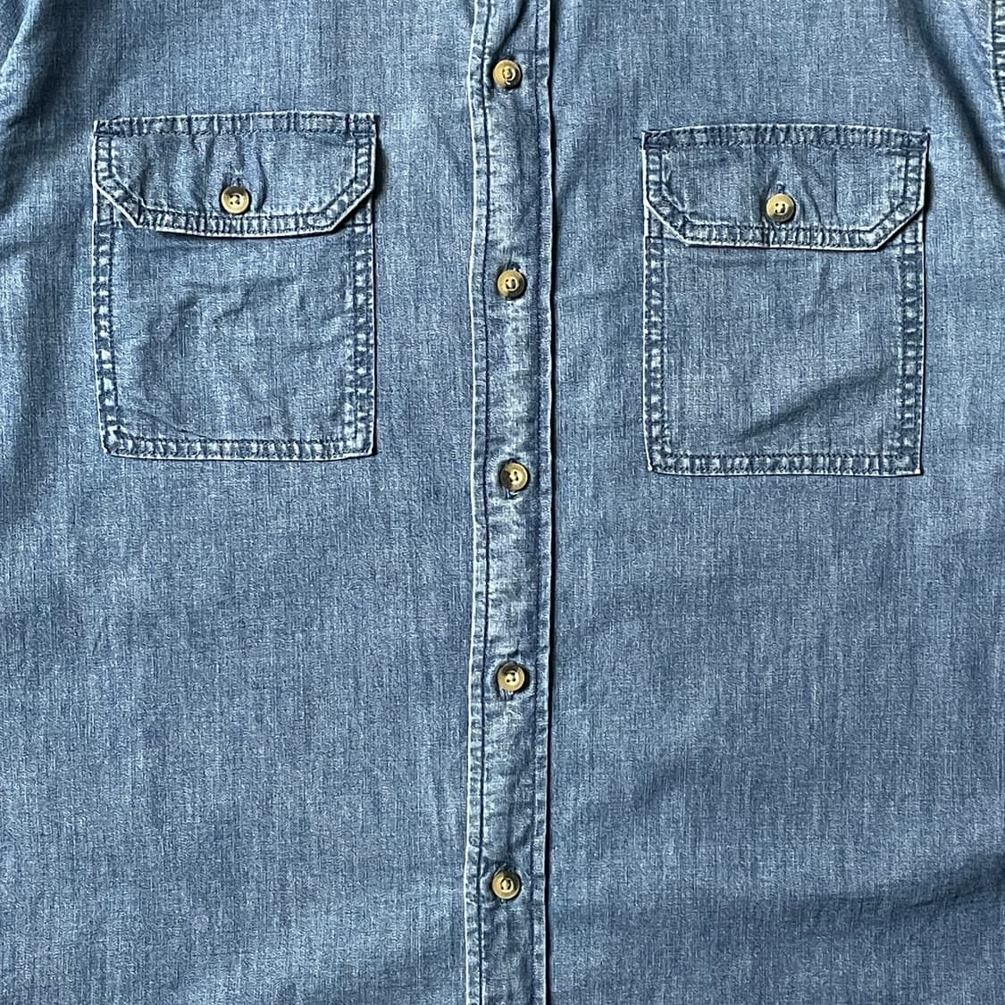 WRANGLER 랭글러 빈티지 데님 코튼 셔츠 A00470 상품이미지3