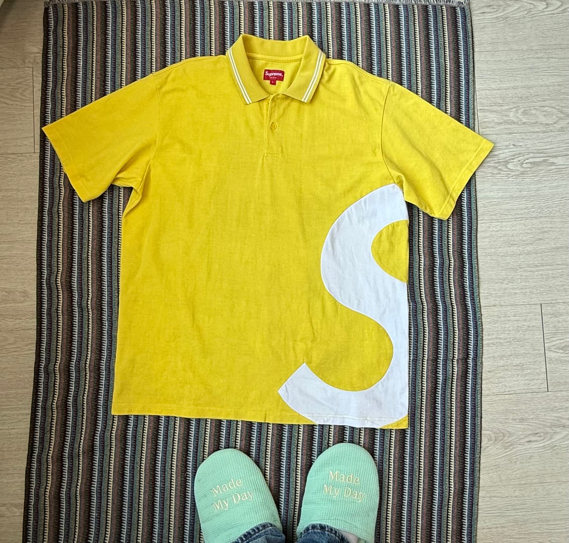 슈프림 s로고 폴로 반팔 티셔츠 상품이미지3