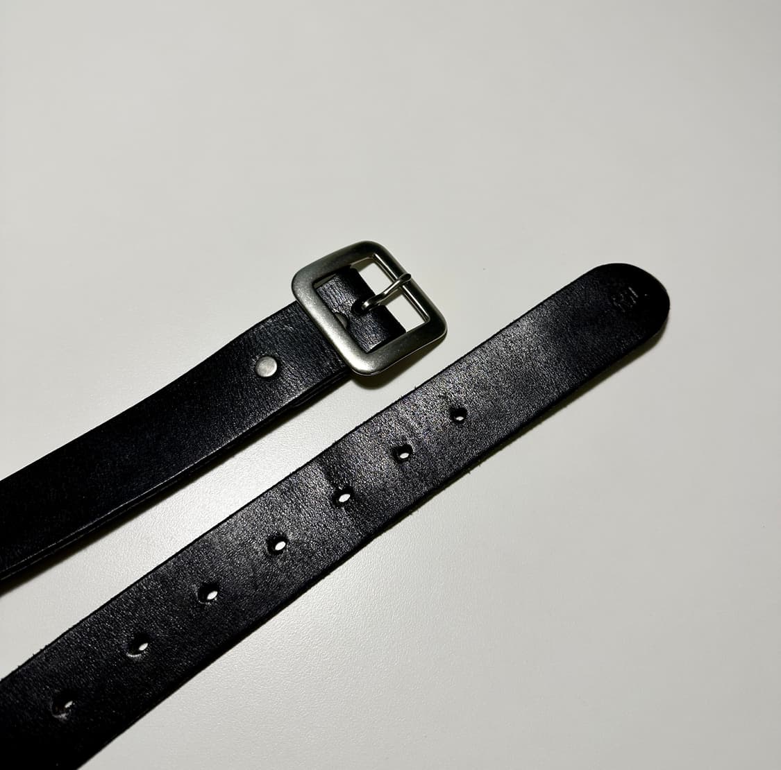 RRL 더블알엘 핸드버니시 벨트 블랙 36사이즈 신품급 상품이미지2