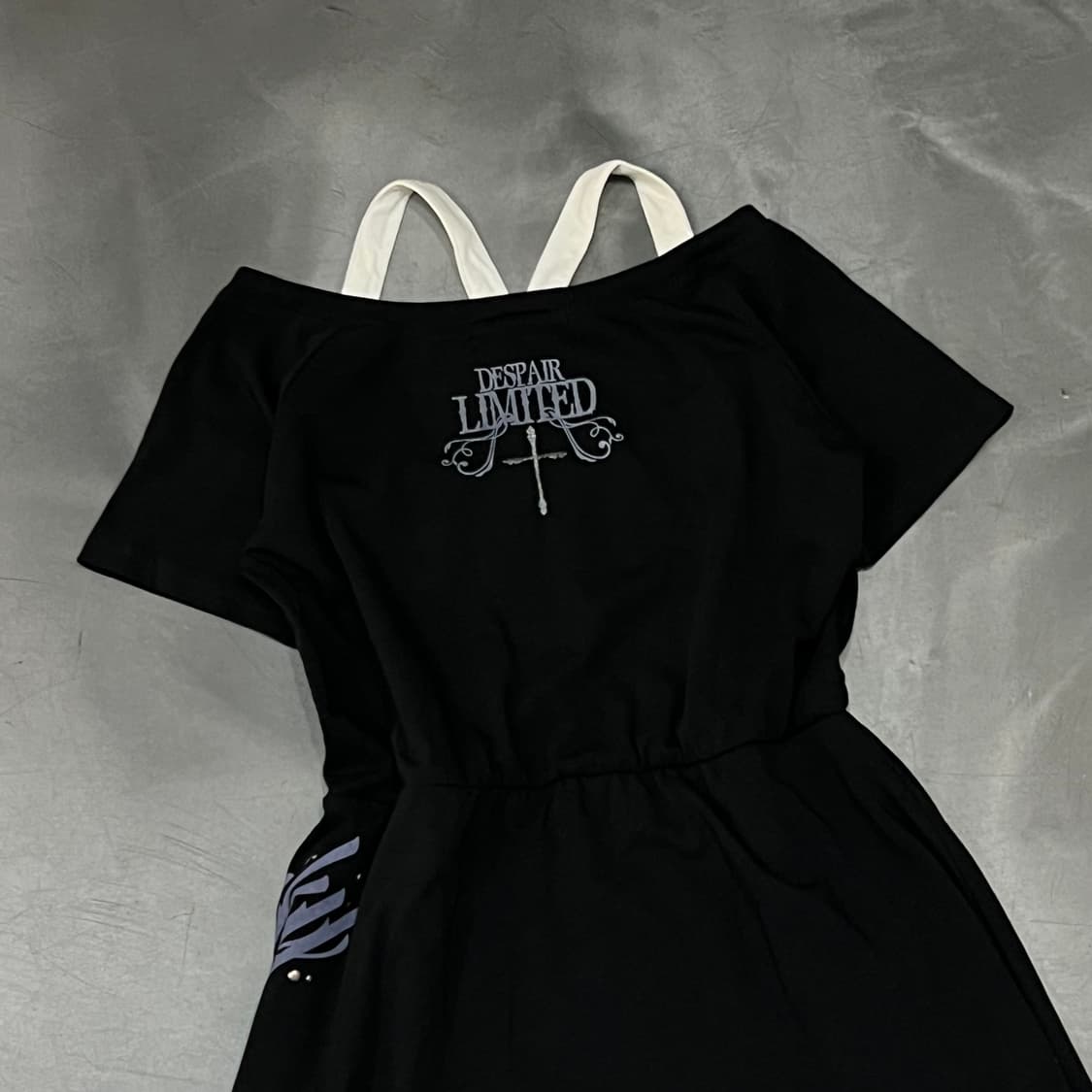  빈티지 펑크 큐빅 레터링 반팔티 y16308 상품이미지6