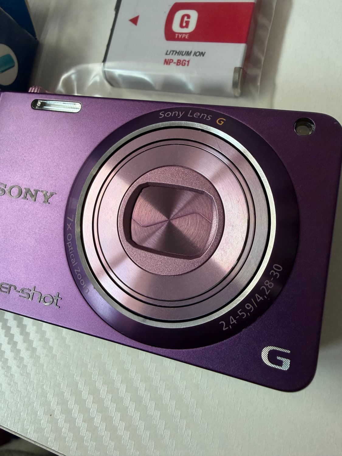 소니 사이버샷 DSC-WX10 바이올렛 빈티지디카 SONY 퍼플 카메라 상품이미지3