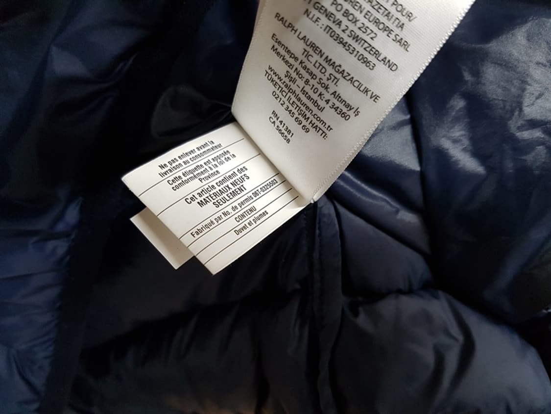 폴로 경량 패딩 조끼 남성95 (M 오리털) 상품이미지5