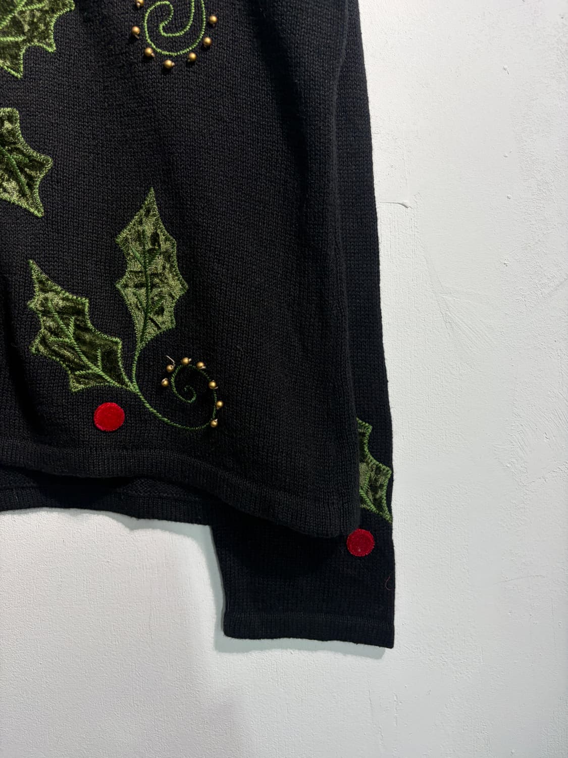 U.S.A. 크리스마스 리스 가디건 L 어글리니트  상품이미지6