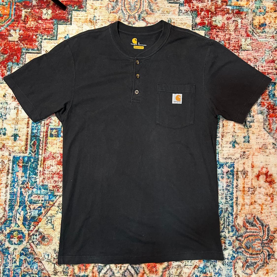 [L] 칼하트 헨리넥 반팔 상품이미지1