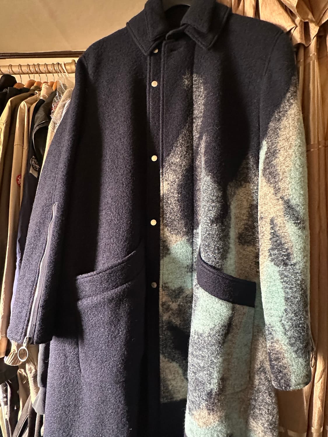 오프화이트 더블칼라 롱코트 상품이미지2