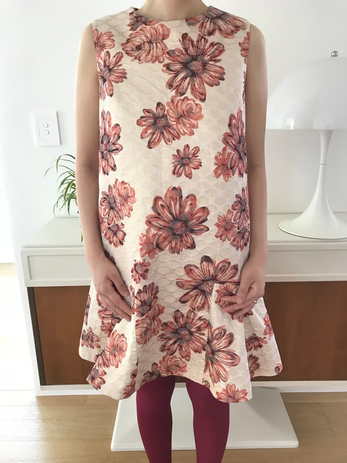 vintage flower pattern one-piece 상품이미지7