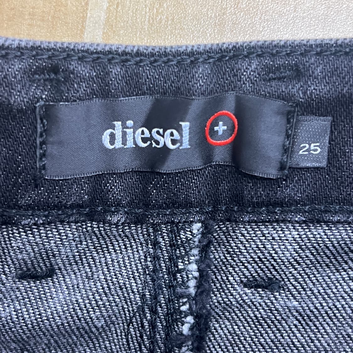 Diesel 디젤 블랙 데님 미니 스커트 25 상품이미지3