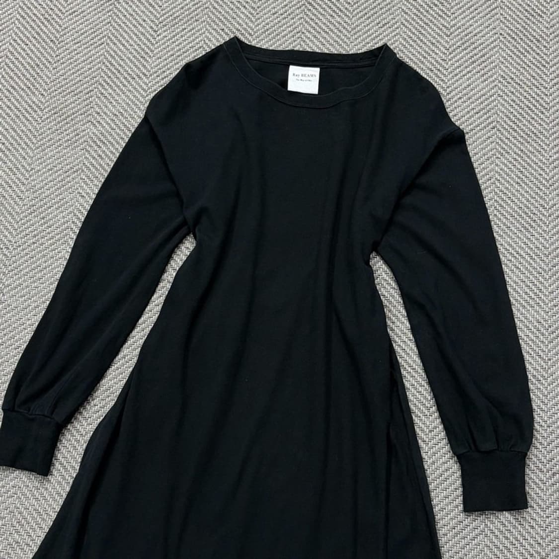 빔즈 블랙 코튼 원피스 v2897 상품이미지3
