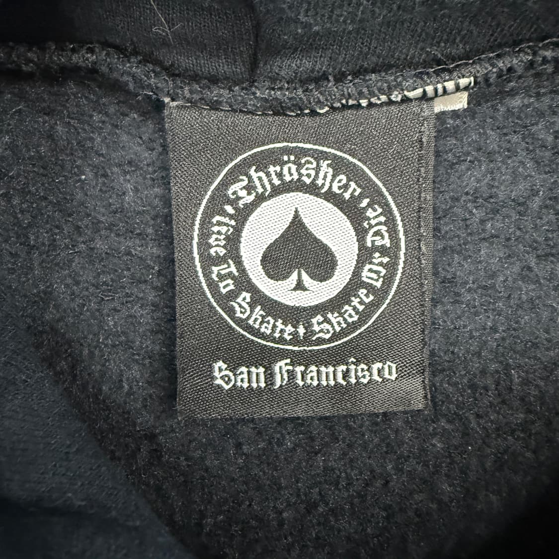 (S)트레셔 Thrasher 플레임 로고 후드티셔츠(블랙) 상품이미지2