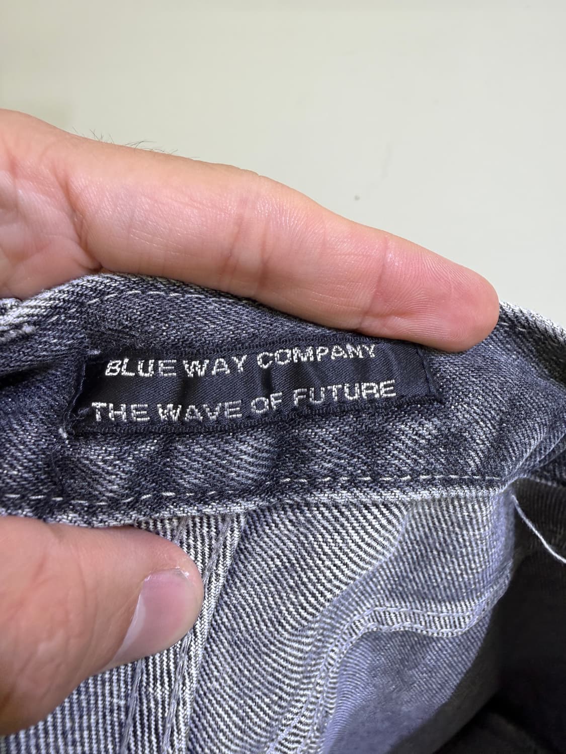 BLUE WAY COMPANY 흑청 데님 팬츠  상품이미지6