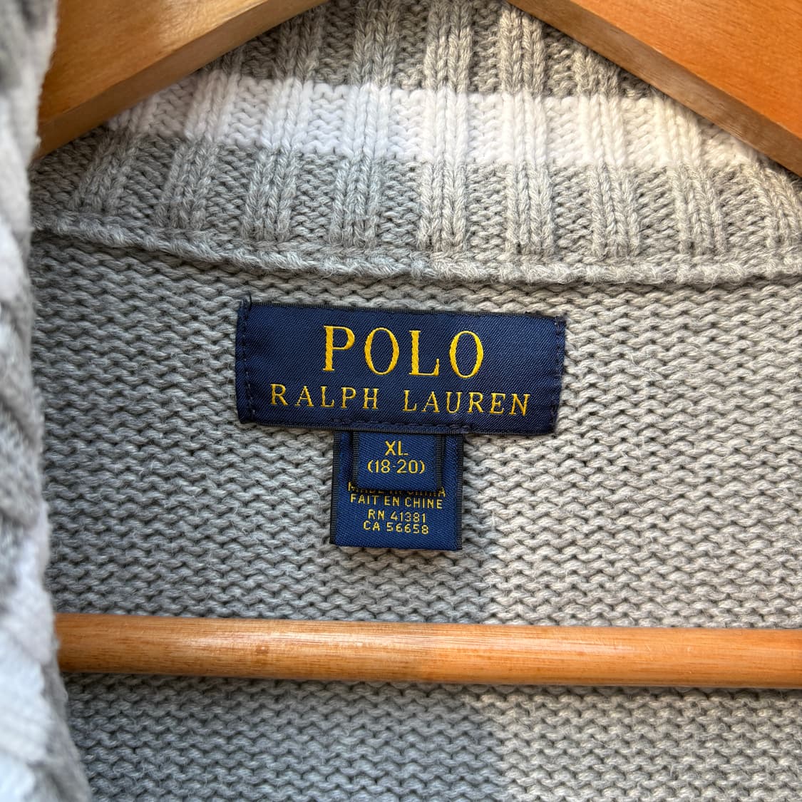 Polo 폴로 빅포니 니트 집업 상품이미지5