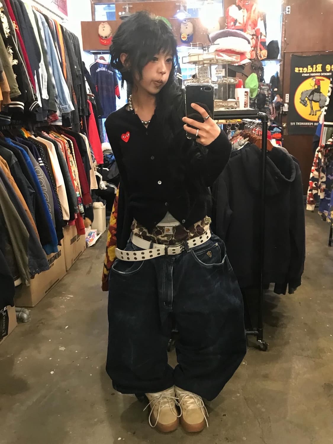 Comme des Garçons Red Patch Cardigan 상품이미지2