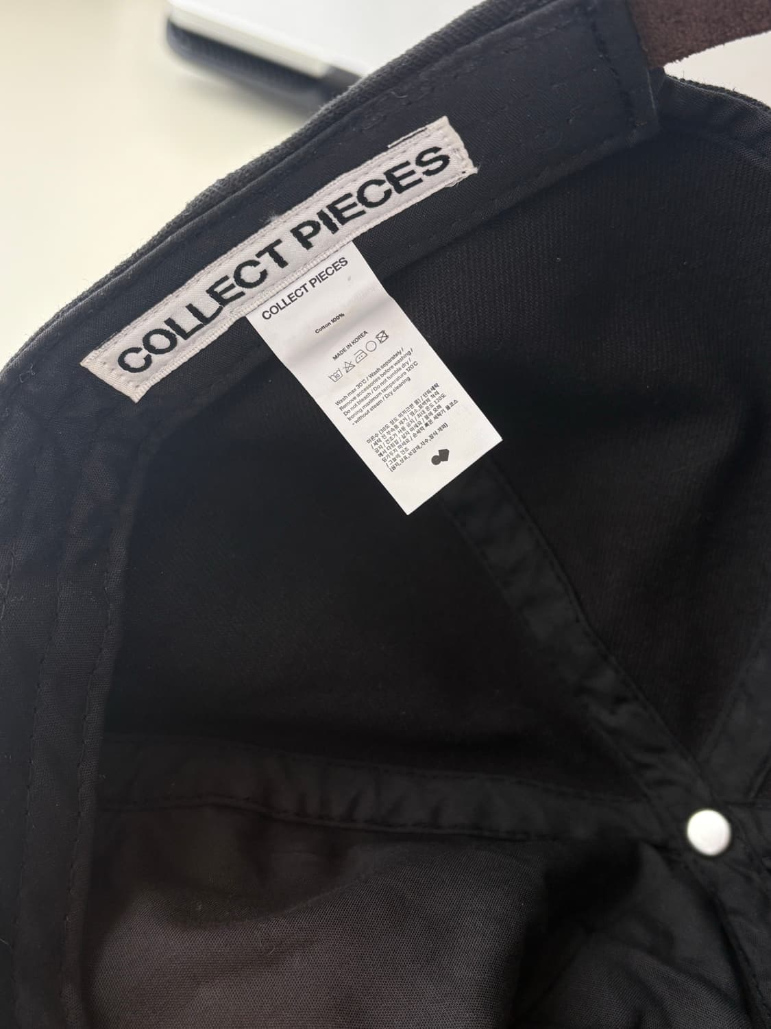 컬렉트피시스 캡 블랙 상품이미지4