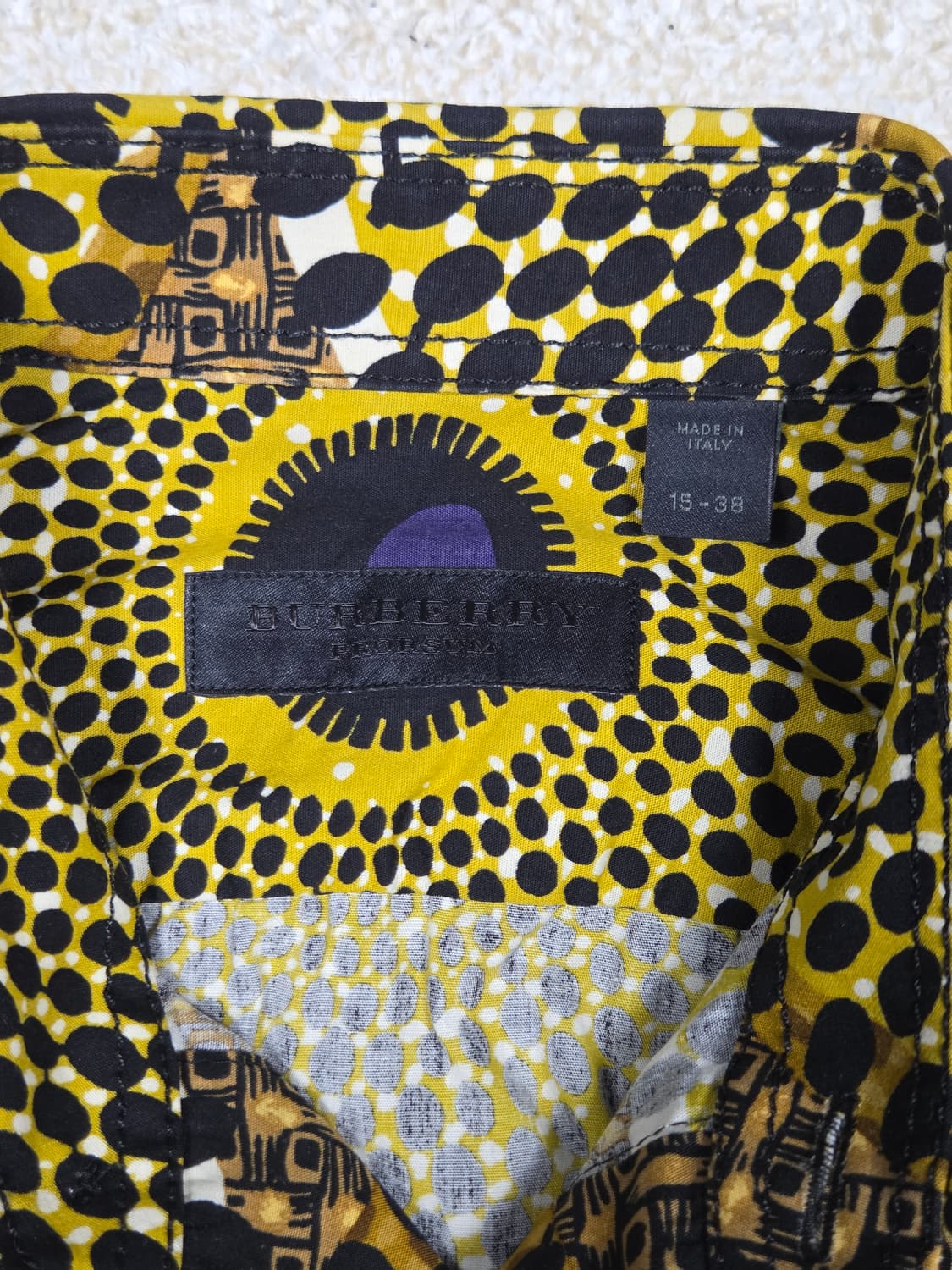 [버버리 프로섬] 기하학 서클 패턴 반팔 셔츠 | S00059 상품이미지3