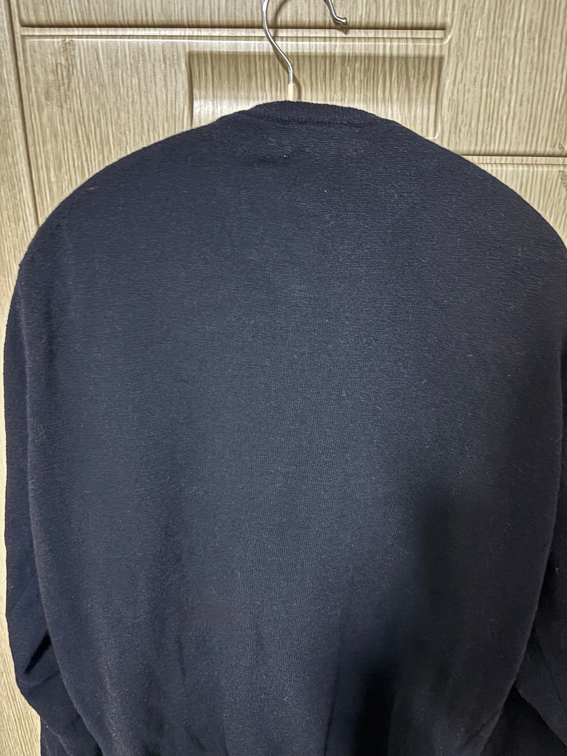 스테디에브리웨어 스탠다드 울 브이넥 니트 다크네이비 1사이즈 상품이미지2