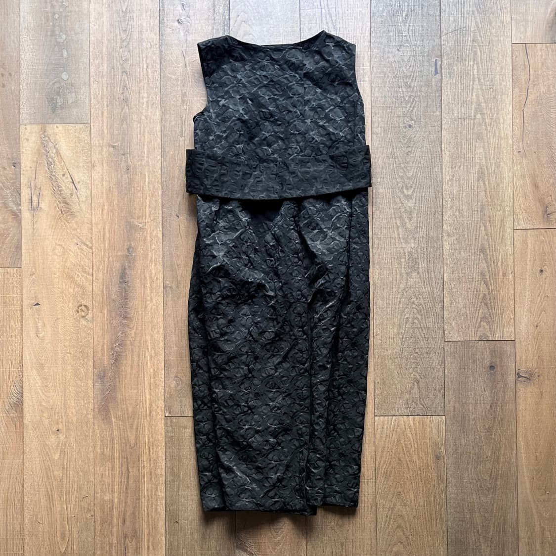 Volume Texture Apron One Piece 상품이미지8