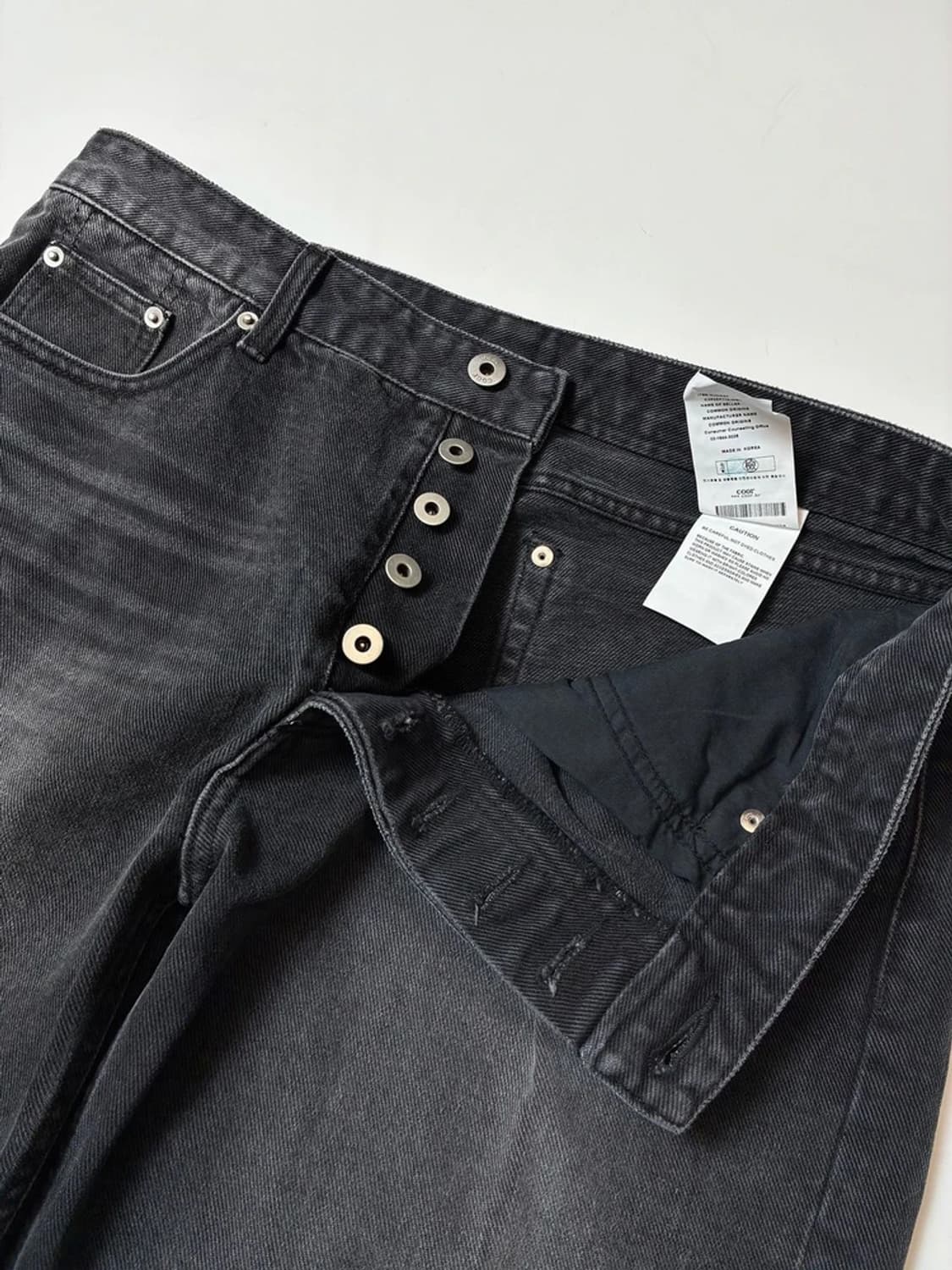 쿠어 COOR 에이징 스트레이트 데님 팬츠 PN8967 상품이미지3