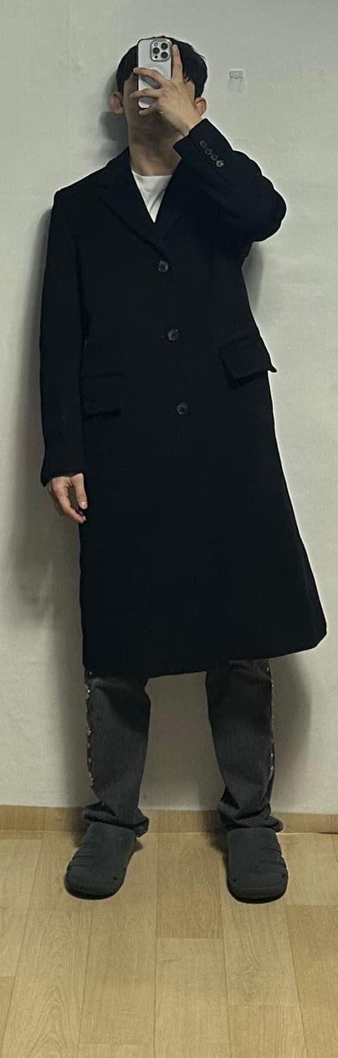 마마가리 싱글 롱코트 상품이미지4