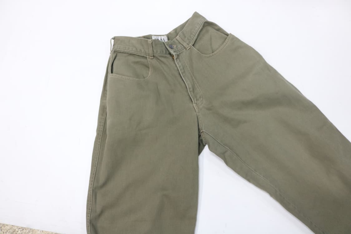 BEE BELL 비벨 빈티지 카키 헤비 트윌 워크 팬츠 상품이미지3